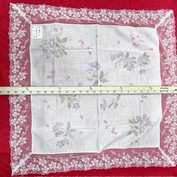 BUNDLE 4: YSL--NINA RICCI-JP -A.O. AtsukiScarf/Handker Cotton/Silk 25" 19"(88 - Picture 15 of 16